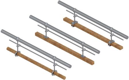 Flanschhalter (flach), Sandwichhalter (flach), Klemmhalter (rund)